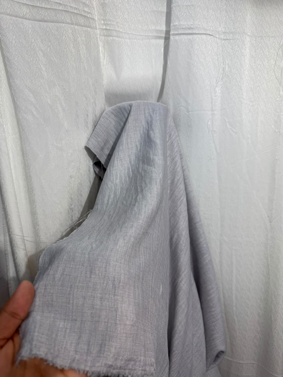 Irish Georgette – Ash (Per Yard)