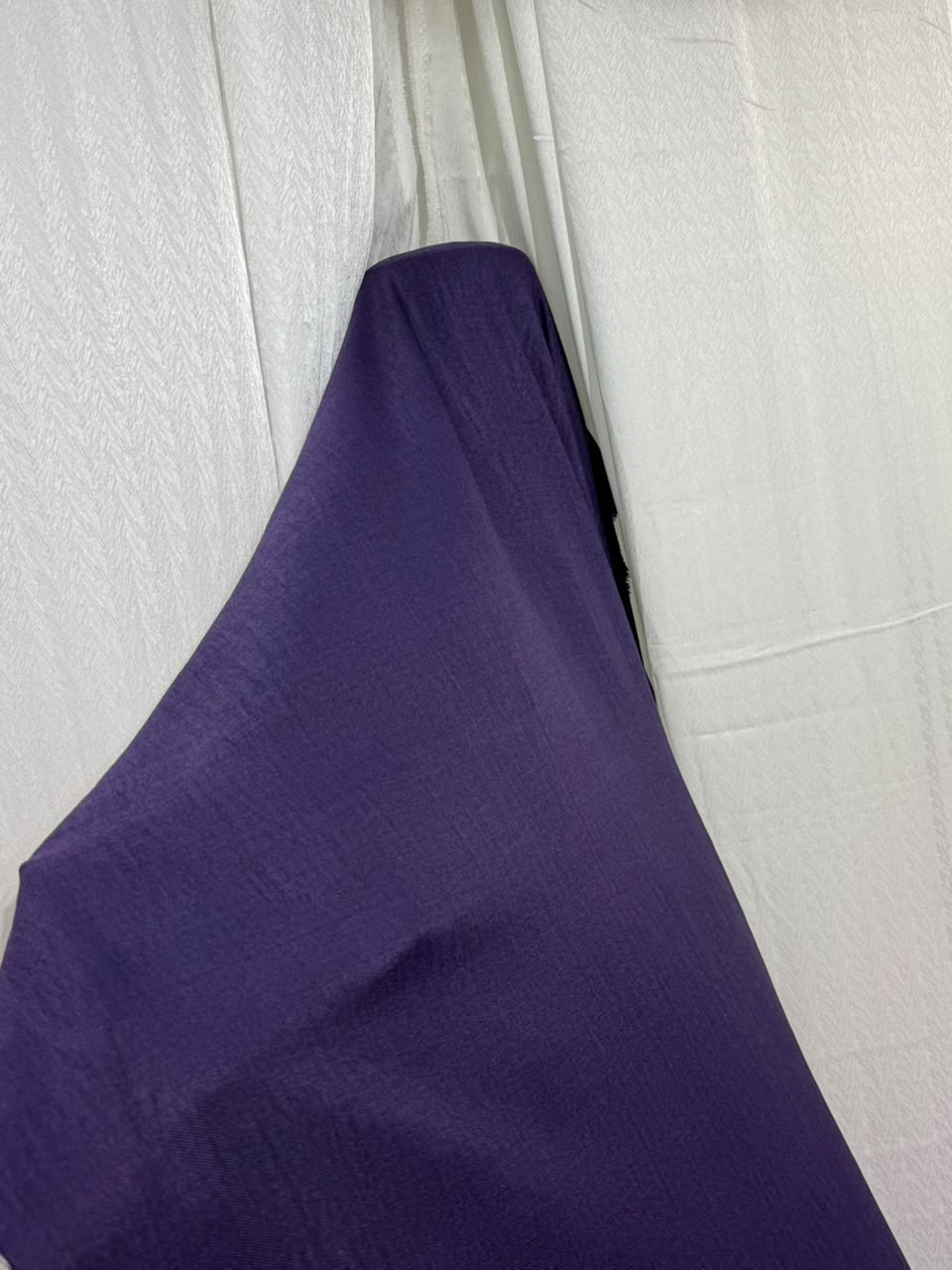 Irish Georgette – Aubergine (Per Yard)