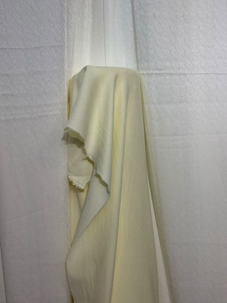 Irish Georgette – Butter (Per Yard)